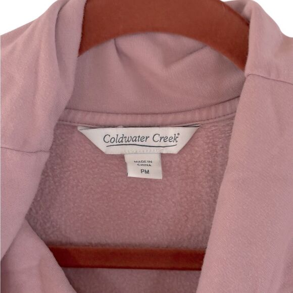 Coldwater Creek Mauve Cowl Neck Top MP - Picture 3 of 7